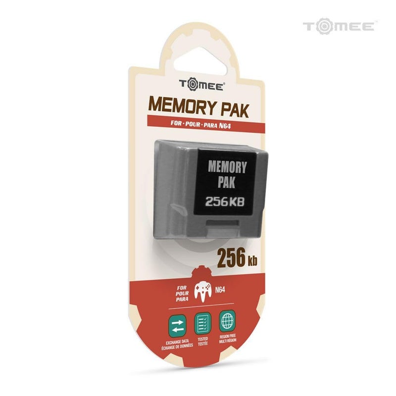 Tomee 256KB Memory Pak for Nintendo 64 â€“ N64 Memory Card, Controller Pak, Retro Gaming Accessory for Game Saves and Storage - Image 1